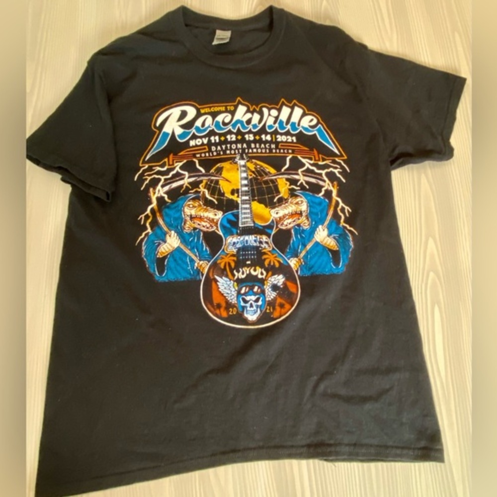 2021 Welcome to Rockville Daytona Beach Large Band Tee Metallica Slipknot